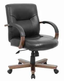 OfficeSource Spencer Collection Executive Mid Back Swivel Tilt -COE DISTRIBUTING Shop O 1245MWBLKB8906W 32113.1684501426