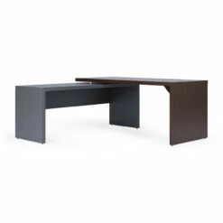 OfficeSource Lucca L Shape Desk With Reversible Return