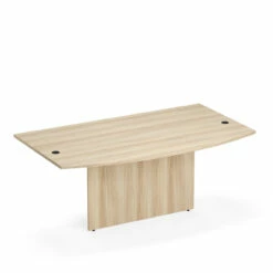 OfficeSource OS Laminate Collection Bow Top With Modesty Panel