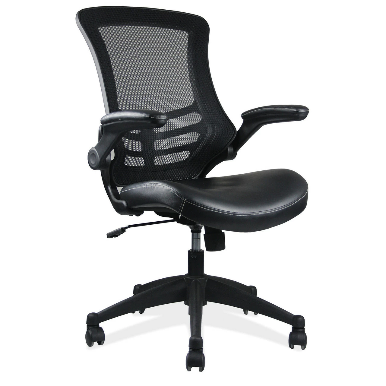 OfficeSource | Serene Collection | Flip Arm Mesh Back Task Chair With Black Frame 3 OfficeSource | Serene Collection | Flip Arm Mesh Back Task Chair With Black Frame