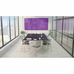 Visionary Hierarchy Magnetic Glass Dry Erase Board - 45"W X 38"H -COE DISTRIBUTING Shop blt 83845hpur 12 1 23389.1641823078