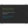 Visionary Black Magnetic Glass Dry Erase Board - 72"W X 48"H 2 Visionary Black Magnetic Glass Dry Erase Board - 72"W X 48"H -COE DISTRIBUTING Shop blt 84064 01 52136.1641822583