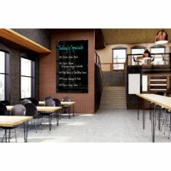 Visionary Black Magnetic Glass Dry Erase Board - 72"W X 48"H -COE DISTRIBUTING Shop blt 84064 12 1 80456.1641822581