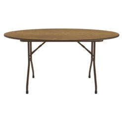 OfficeSource | Melamine Folding Tables | Round Folding Table - 60"
