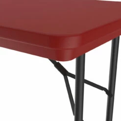 OfficeSource | Colorful Blow Mold Folding Tables | Fixed Height Blow Mold Table - 48" X 24" -COE DISTRIBUTING Shop cor r2448rd 10 69722.1668460370
