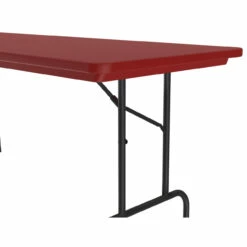 OfficeSource | Colorful Blow Mold Folding Tables | Fixed Height Blow Mold Table - 72" X 30" -COE DISTRIBUTING Shop cor r3072rd 10 69304.1668460357