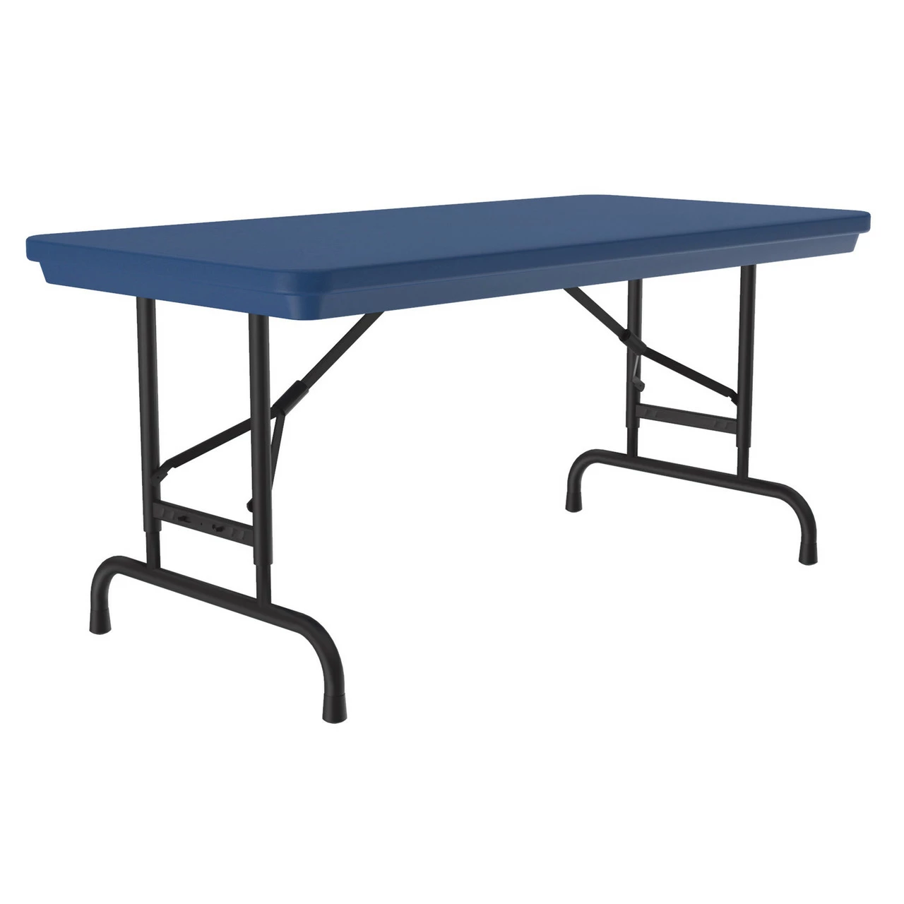 OfficeSource | Colorful Blow Mold Folding Tables | Adjustable Height Blow Mold Table - 48" X 24" 3 OfficeSource | Colorful Blow Mold Folding Tables | Adjustable Height Blow Mold Table - 48" X 24"