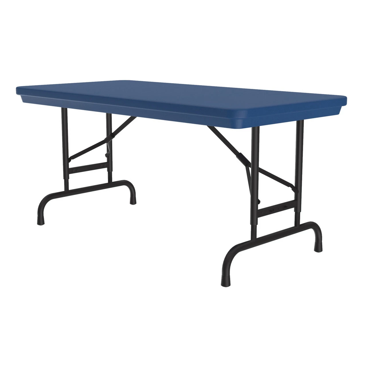 OfficeSource | Colorful Blow Mold Folding Tables | Adjustable Height Blow Mold Table - 48" X 24" 6 OfficeSource | Colorful Blow Mold Folding Tables | Adjustable Height Blow Mold Table - 48" X 24" - Image 4