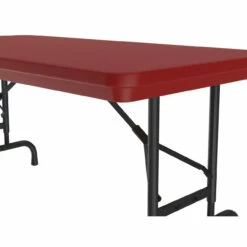 OfficeSource | Colorful Blow Mold Folding Tables | Adjustable Height Blow Mold Table - 48" X 24" 24 OfficeSource | Colorful Blow Mold Folding Tables | Adjustable Height Blow Mold Table - 48" X 24" -COE DISTRIBUTING Shop cor ra2448rd 10 42920.1668460340