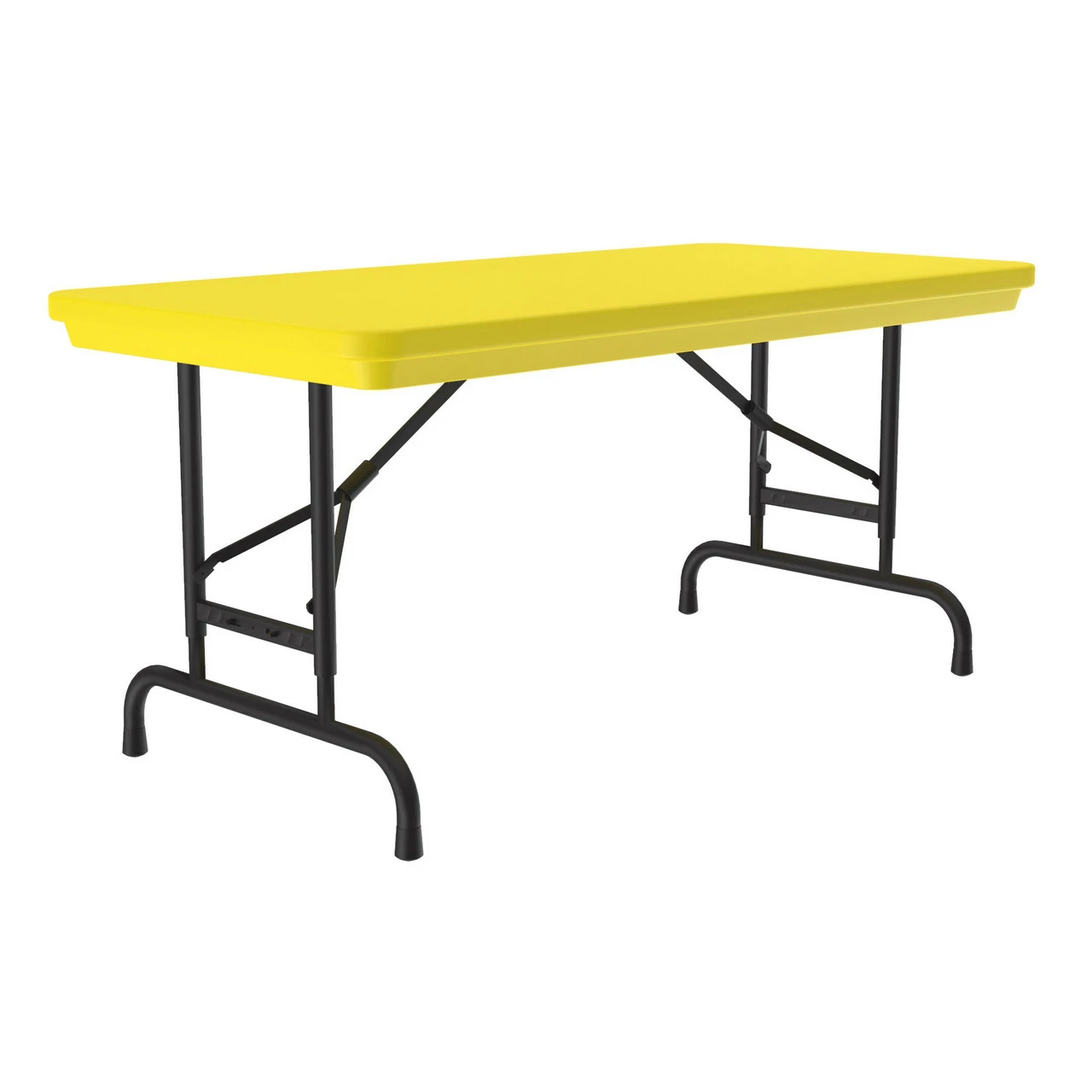 OfficeSource | Colorful Blow Mold Folding Tables | Adjustable Height Blow Mold Table - 48" X 24" 5 OfficeSource | Colorful Blow Mold Folding Tables | Adjustable Height Blow Mold Table - 48" X 24" - Image 3