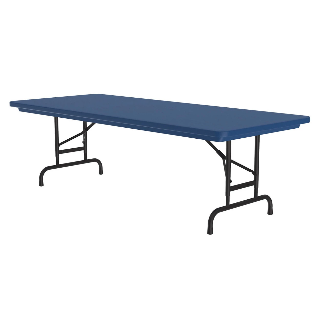 OfficeSource | Colorful Blow Mold Folding Tables | Adjustable Height Blow Mold Table - 60" X 30" 7 OfficeSource | Colorful Blow Mold Folding Tables | Adjustable Height Blow Mold Table - 60" X 30" - Image 5