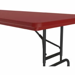OfficeSource | Colorful Blow Mold Folding Tables | Adjustable Height Blow Mold Table - 60" X 30" 25 OfficeSource | Colorful Blow Mold Folding Tables | Adjustable Height Blow Mold Table - 60" X 30" -COE DISTRIBUTING Shop cor ra3060rd 10 50576.1668460363
