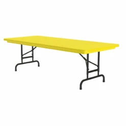 OfficeSource | Colorful Blow Mold Folding Tables | Adjustable Height Blow Mold Table - 60" X 30" 17 OfficeSource | Colorful Blow Mold Folding Tables | Adjustable Height Blow Mold Table - 60" X 30" -COE DISTRIBUTING Shop cor ra3060yl 07 30457.1668460363