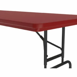 OfficeSource | Colorful Blow Mold Folding Tables | Adjustable Height Blow Mold Table - 72" X 30" -COE DISTRIBUTING Shop cor ra3072rd 10 59390.1668460350