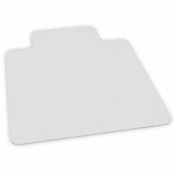 OfficeSource By ES Robbins Everlife Chair Mat For Low Pile Carpet, 36" X 48" With Lip, Clear