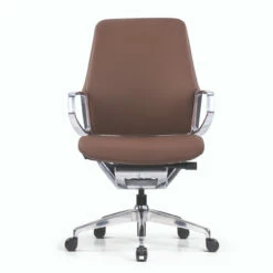 OfficeSource | Veneto | Executive Mid-Back Chair With Polished Aluminum Frame -COE DISTRIBUTING Shop fsf 3001mlca 08 60328.1687189436