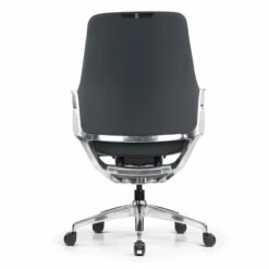 OfficeSource | Veneto | Executive Mid-Back Chair With Polished Aluminum Frame -COE DISTRIBUTING Shop fsf 3001mlgr 04 copy 2 79189.1687269325