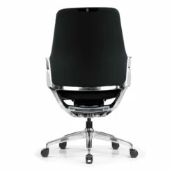 OfficeSource | Veneto | Executive Mid-Back Chair With Polished Aluminum Frame -COE DISTRIBUTING Shop fsf 3001mlgr 04 copy 26088.1687189437