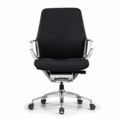 OfficeSource | Veneto | Executive Mid-Back Chair With Polished Aluminum Frame -COE DISTRIBUTING Shop fsf 3001mlgr 08 copy 00884.1687189437