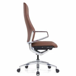OfficeSource | Veneto | Executive High Back Chair With Polished Aluminum Frame -COE DISTRIBUTING Shop fsf 300hlca 02 22888.1687189512