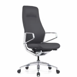 OfficeSource | Veneto | Executive High Back Chair With Polished Aluminum Frame -COE DISTRIBUTING Shop fsf 300hlgr 01 copy 2 61260.1687269407
