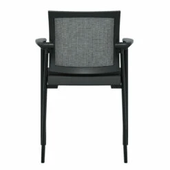OfficeSource | Oslo | Mesh Back Stacking Guest Chair -COE DISTRIBUTING Shop fsf 604mmfbk 04 21106.1674074869