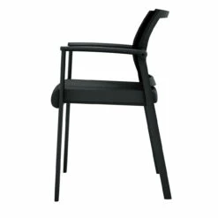 OfficeSource | Oslo | Mesh Back Stacking Guest Chair -COE DISTRIBUTING Shop fsf 604mmfbk 07 11362.1674074869
