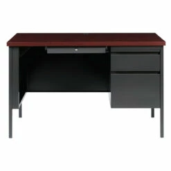 OfficeSource Raleigh Collection Right Hand, Single Pedestal Desk - 48"W X 30"D -COE DISTRIBUTING Shop hir ossp4830cm 08 89488.1643820264