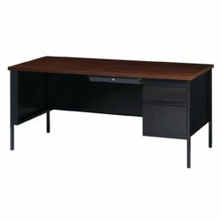 OfficeSource Raleigh Collection Right Hand, Single Pedestal Desk - 66"W X 30"D 26 OfficeSource Raleigh Collection Right Hand, Single Pedestal Desk - 66"W X 30"D -COE DISTRIBUTING Shop hir ossp6630bw 07 79993.1645457805