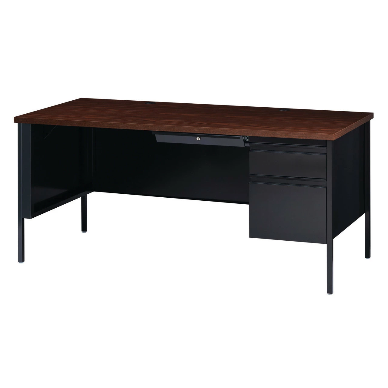 OfficeSource Raleigh Collection Right Hand, Single Pedestal Desk - 66"W X 30"D 9 OfficeSource Raleigh Collection Right Hand, Single Pedestal Desk - 66"W X 30"D - Image 7
