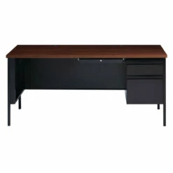 OfficeSource Raleigh Collection Right Hand, Single Pedestal Desk - 66"W X 30"D 28 OfficeSource Raleigh Collection Right Hand, Single Pedestal Desk - 66"W X 30"D -COE DISTRIBUTING Shop hir ossp6630bw 08 51824.1641822739