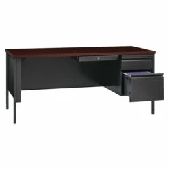 OfficeSource Raleigh Collection Right Hand, Single Pedestal Desk - 66"W X 30"D 31 OfficeSource Raleigh Collection Right Hand, Single Pedestal Desk - 66"W X 30"D -COE DISTRIBUTING Shop hir ossp6630cm 01 1 64555.1645457905