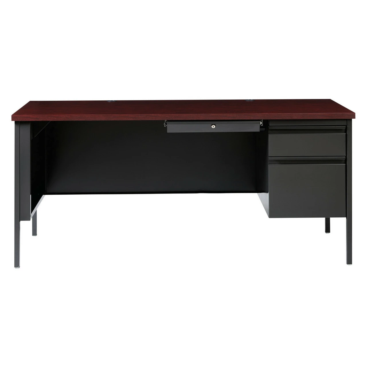 OfficeSource Raleigh Collection Right Hand, Single Pedestal Desk - 66"W X 30"D 12 OfficeSource Raleigh Collection Right Hand, Single Pedestal Desk - 66"W X 30"D - Image 10