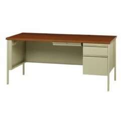 OfficeSource Raleigh Collection Right Hand, Single Pedestal Desk - 66"W X 30"D 25 OfficeSource Raleigh Collection Right Hand, Single Pedestal Desk - 66"W X 30"D -COE DISTRIBUTING Shop hir ossp6630po 07 30271.1645457805