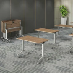 OfficeSource | Training Tables| Flip Top, Adjustable Width Base -COE DISTRIBUTING Shop lif fthab4872 14 53528.1661357201