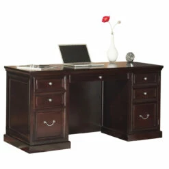 OfficeSource | Markle | Space Saver Double Pedestal Desk