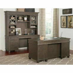 OfficeSource | Monroe | Double Pedestal Desk -COE DISTRIBUTING Shop maf imca680gr 12 1 55072.1643754751