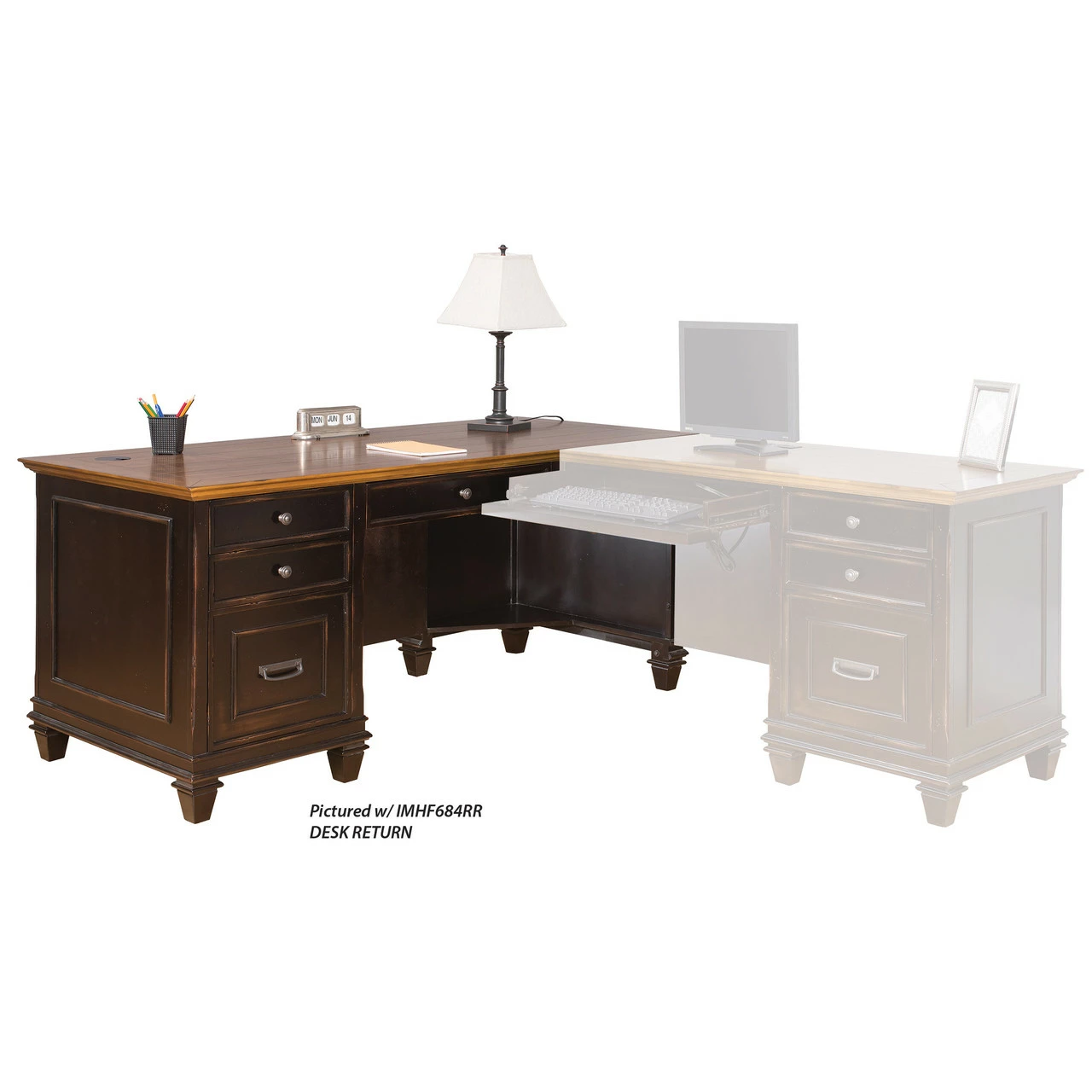 OfficeSource Refined Collection | Right Hand Facing Desk 3 OfficeSource Refined Collection | Right Hand Facing Desk