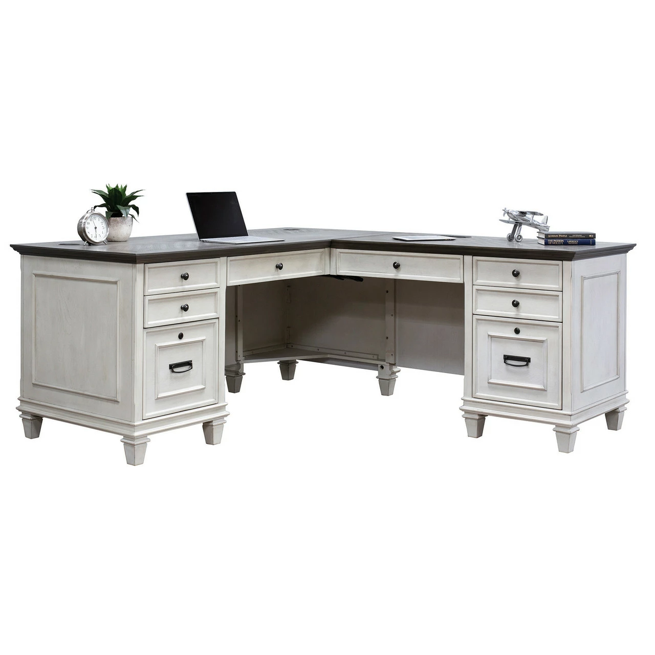 OfficeSource Refined Collection | Right Hand Facing Desk 5 OfficeSource Refined Collection | Right Hand Facing Desk - Image 3