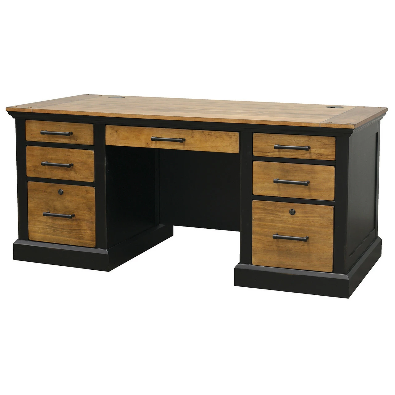 OfficeSource | Palmer Collection | Executive Desk - 68"W 4 OfficeSource | Palmer Collection | Executive Desk - 68"W - Image 2