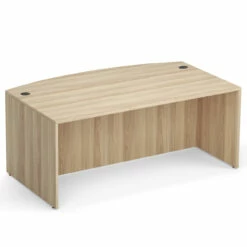 OfficeSource OS Laminate Collection Bow Front Desk Shell - 71''W -COE DISTRIBUTING Shop mpp osld189ae 01 67924.1685894885