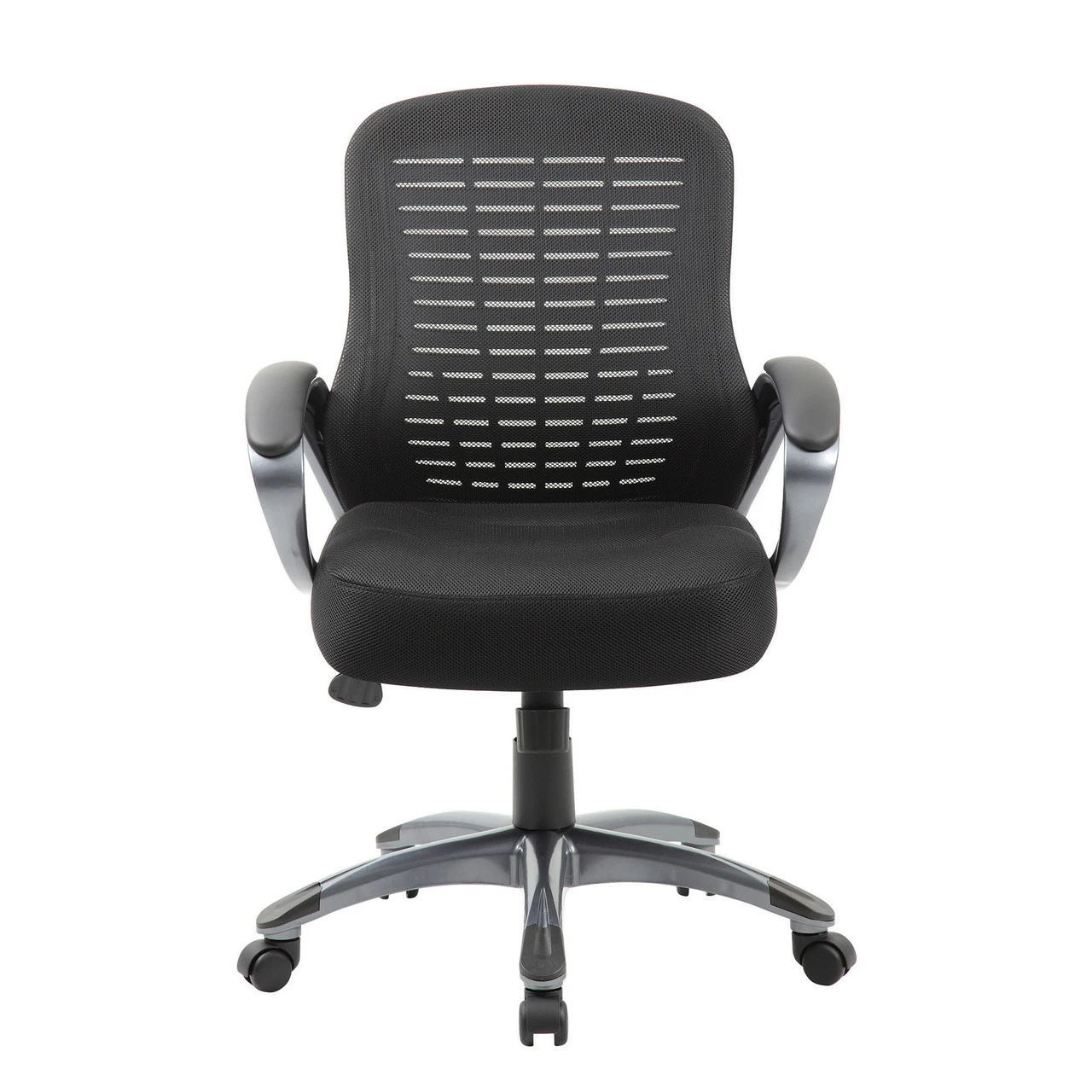 OfficeSource Lattice Collection Ribbed, High Back Mesh Task Chair With Fabric Seat 8 OfficeSource Lattice Collection Ribbed, High Back Mesh Task Chair With Fabric Seat - Image 6
