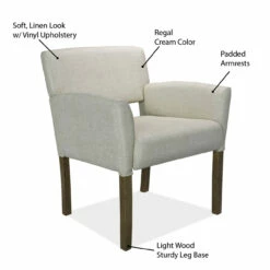 OfficeSource Adley Collection Guest Chair With Light Wood Legs -COE DISTRIBUTING Shop nor 05ad2jmgvce 09 06492.1641823121
