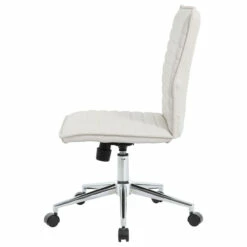 OfficeSource | Ridge | Executive Mid Back Armless, Ribbed Back Task Chair W/Chrome Base -COE DISTRIBUTING Shop nor 05rg2qmavbe 06 24965.1666737477