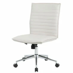 OfficeSource | Ridge | Executive Mid Back Armless, Ribbed Back Task Chair W/Chrome Base -COE DISTRIBUTING Shop nor 05rg2qmavbe 07 00376.1666737477