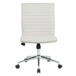 OfficeSource | Ridge | Executive Mid Back Armless, Ribbed Back Task Chair W/Chrome Base -COE DISTRIBUTING Shop nor 05rg2qmavbe 08 72932.1666737477