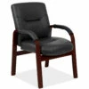 OfficeSource Spencer Collection Guest Chair With Mahogany Frame -COE DISTRIBUTING Shop nor 1240vbk 01 24436.1641822886