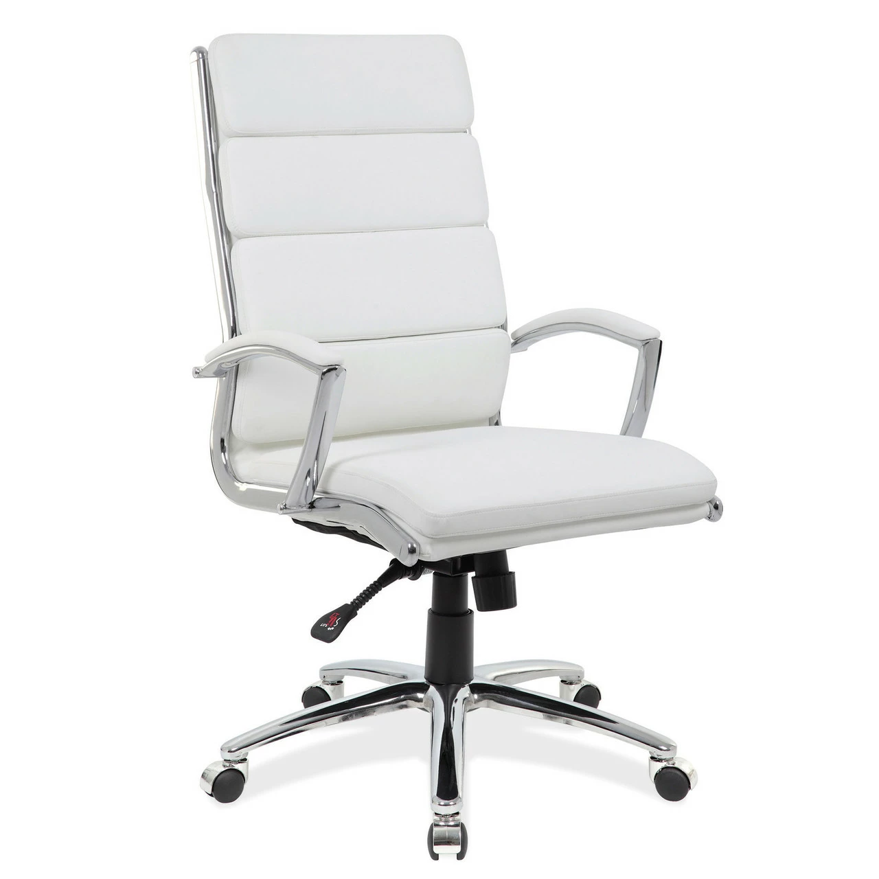 OfficeSource | Merak | Executive High Back Chair With Chrome Frame 5 OfficeSource | Merak | Executive High Back Chair With Chrome Frame - Image 3