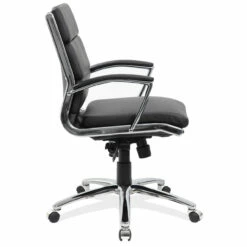 OfficeSource | Merak | Executive Mid Back With Chrome Frame -COE DISTRIBUTING Shop nor 1505vbk 02 79504.1701453222