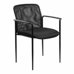 OfficeSource | Crossway | Side Chair With Black Frame - Fabric
